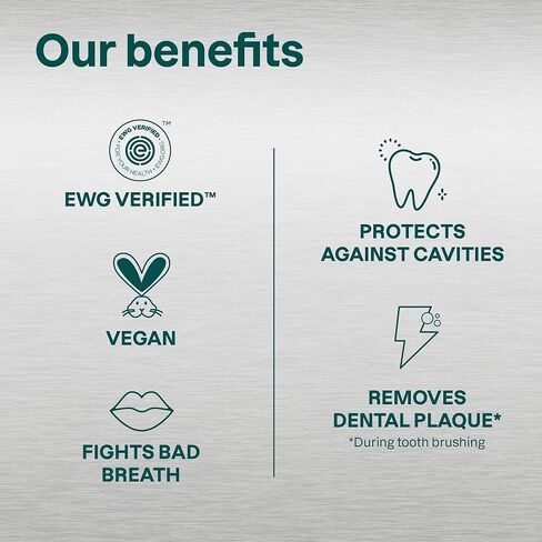 ATTITUDE Toothpaste with Fluoride, Prevents Tooth Decay and Cavities, Vegan, Cruelty-Free and Sugar-Free, Complete Care, Spearmint, 4.2 Oz in Saudi Arabia