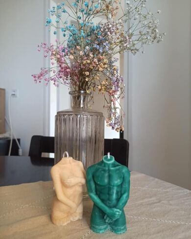 3D Hugging Abstract Human Body Scented Candle Silicone Mold DIY Embracing Couples Mother and Child Fondant Cake Handmade Soap Plaster Epoxy Resin Mould for Anniversary Valentine's Day Gift in Kuwait