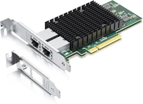 10GB PCI-e Network Card(NIC) with Intel 82599EN Chip, Signle SFP+ Port, Compare to Intel X520-DA1, PCIE 2.0 X8, Support Windows/Windows Server/Linux/Vmware Esxi in Saudi Arabia