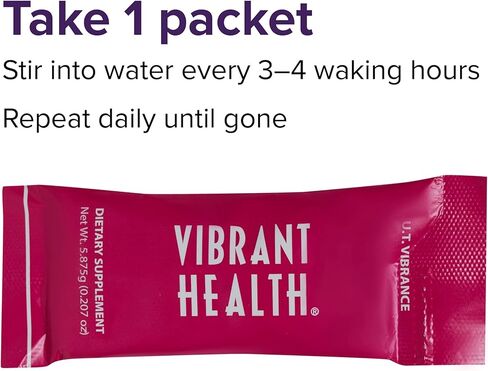 Vibrant Health, U.T. Vibrance Stick Packs, Crisis Intervention for Urinary Tract Health, 10 Servings in Saudi Arabia