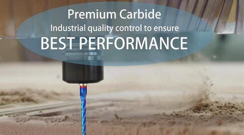 2PCS BRB228 Milling Cutters Ball Nose Solid Carbide Up Cut CNC Spiral Bits NACO Coated 2D 3D Carving Router Bit 1.0Deg with 1/8 Inch Cutting Dia in Saudi Arabia