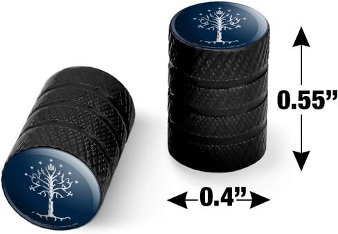 The Lord of The Rings Tree of Gondor Motorcycle Bicycle Bike Tire Rim Wheel Aluminum Valve Stem Caps in Saudi Arabia
