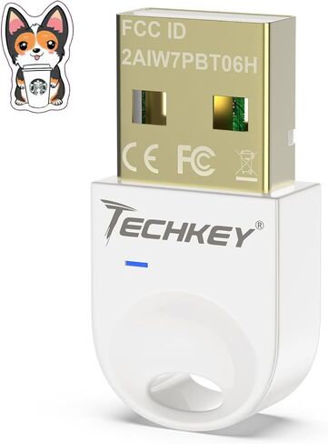 USB Bluetooth Adapter 5.3 for Desktop PC, Really Plug & Play Mini Bluetooth V19 EDR Dongle Receiver & Transmitter for Laptop Computer Bluetooth Windows 11/10/8.1-Navajo White in Saudi Arabia