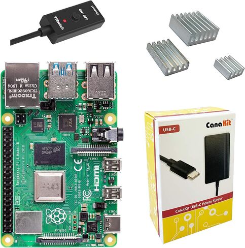CanaKit Raspberry Pi 4 4GB Basic Kit with PiSwitch (4GB RAM) in Saudi Arabia