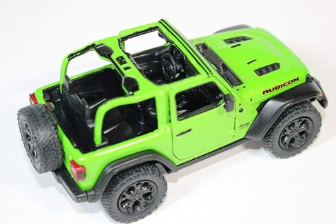 KiNSMART 2018 Jeep Wrangler Rubicon 5Inch 1:34 Scale Open Top Green w/ Pullback Action in Saudi Arabia