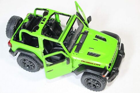 KiNSMART 2018 Jeep Wrangler Rubicon 5Inch 1:34 Scale Open Top Green w/ Pullback Action in Saudi Arabia