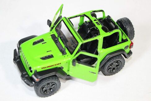 KiNSMART 2018 Jeep Wrangler Rubicon 5Inch 1:34 Scale Open Top Green w/ Pullback Action in Saudi Arabia