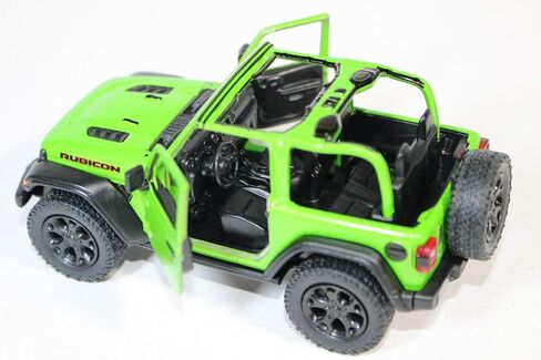 KiNSMART 2018 Jeep Wrangler Rubicon 5Inch 1:34 Scale Open Top Green w/ Pullback Action in Saudi Arabia