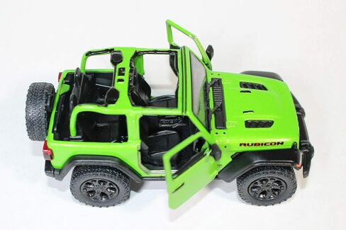 KiNSMART 2018 Jeep Wrangler Rubicon 5Inch 1:34 Scale Open Top Green w/ Pullback Action in Saudi Arabia