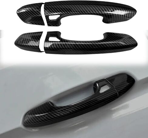 DEYTOP Door Handle Cover Compatible with Ford Mustang 2004-2014 Accessories Exterior Door Handle Cover for 2012 2013 2014 Mustang Accessories Door Handle Protector Trim （2004-2014） in Saudi Arabia