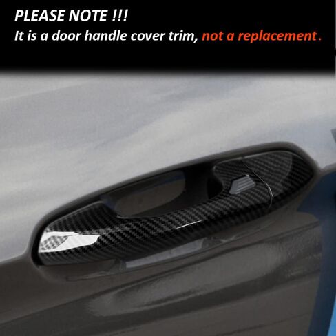 DEYTOP Door Handle Cover Compatible with Ford Mustang 2004-2014 Accessories Exterior Door Handle Cover for 2012 2013 2014 Mustang Accessories Door Handle Protector Trim （2004-2014） in Saudi Arabia