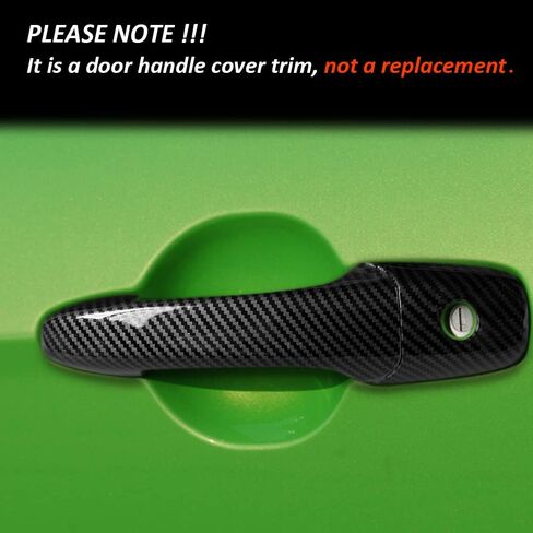 غطاء مقبض الباب متوافق مع ملحقات Ford Mustang 2015-2022 غطاء مقبض الباب الخارجي لـ 2015 2016 2017 2018 2019-2022 Mustang Accessories واقي مقبض الباب (2015-2022) in Kuwait