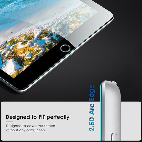 DTTO Screen Protector for 7.9 inch iPad Mini 5 4 (2019/2015 Released), Tempered Glass Film with Camera Protector Guard for iPad mini 5th / 4th Generation 7.9" - 1 Pack in Saudi Arabia