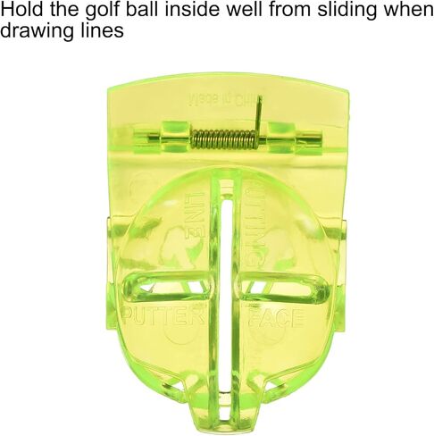 PATIKIL Golf Ball Liner, Clamp Style Line Marking Drawing Stencils Marker Alignment Tool with Pens Golf Sport in Kuwait