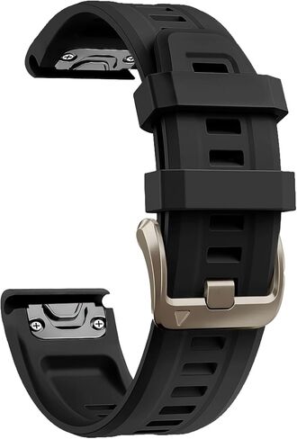 20MM Watch Band for Garmin fenix 5s 6s 7s pro solar Quick fit with light gold buckle soft silicone 20 bands Replacement for garmin epix pro gen 2 42mm Descent Mk2s/3/3i for women in Saudi Arabia