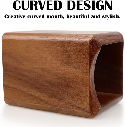 Natural Wooden Pen Box Desktop Stationery Organizer Creative Simple Solid Wood Pencil Holder for Office Supplies (Beech Wood) in Saudi Arabia