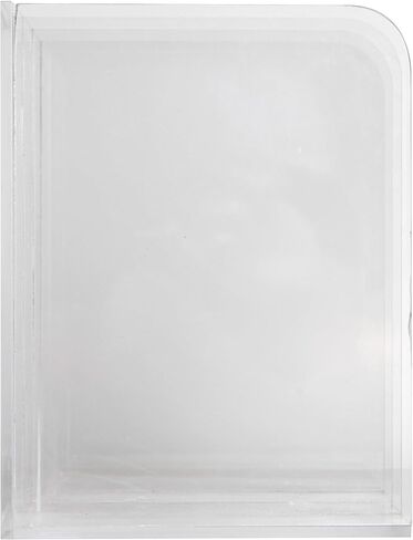 Martha Stewart Brody File Desktop Organizer, 3 Section Desktop File Document Sorter Organizer, File Organizer for Binders, Folders, Files, 8.5"W x 6.5"D, Clear in Saudi Arabia