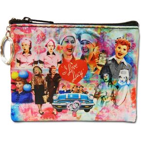 I Love Lucy Collage Key Chain Coin Purse