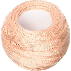 DMC Pearl Cotton Ball Size 8 87yd, Light Peach