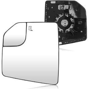 Driver Left and Passenger Right Side Heated Blind Spot Mirror Glass Fit for 2015-2020 Ford F-150, Side View Mirror Glass, Replacement for FL3Z17K707L, FL3Z17K707A