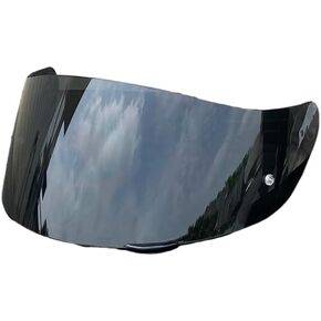 K1 Face Shield Uv-protected For AGV K1, K1S, K3SV, K5, K5S Helmet Shield Visor Windshield (Black-day use only)