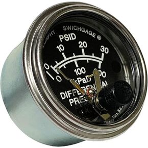 Murphy by Enovation Controls 20DP-K-30 Differential Pressure Swichgage w/Rigid Contact (05090097)