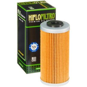 Hiflofiltro HF611 Premium Oil Filter, Black