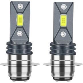 H6 LED Bulbs for Kawasaki Mule 600 610 3000 3010 Cool White High/Low Beam, 2-Pack,Fit both AC&DC