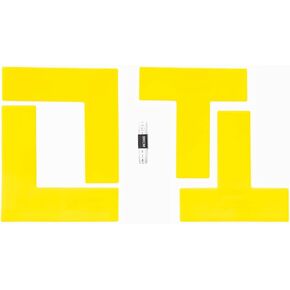 Champion Sports Rhino Pickleball Court Boundary Marker Set, Yellow
