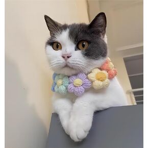 Dog Halloween Outfit,Handmade Dog Costume and Dog Birthday Bandana,Cat Rainbow Costume for Small Pets, Cute Cat Clothes,Girl Dog Accessories for Party Holiday
