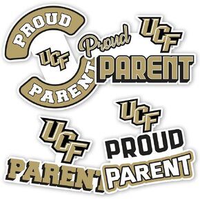 Desert Cactus University of Central Florida Knights UCF Sticker Vinyl Decal Laptop Water Bottle Car Scrapbook (Proud Parent Sheet)