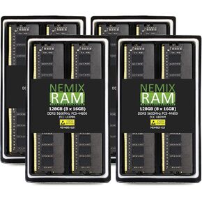 NEMIX RAM 192GB (4X48GB) DDR5 5600MHZ PC5-44800 2Rx8 1.1V CL46 288-PIN ECC Unbuffered UDIMM KIT in Saudi Arabia