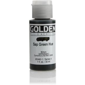 Golden Fluid Acrylic Paint 1 Ounce-Historical Sap Green Hue