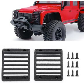 Nylon RC Front Light Cover Guard Grille Headlight Lampshade for 1/18 TRX4M Upgrades Defender RC Crawler Car