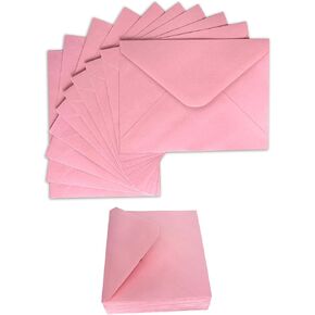 50 Pcs Green Envelopes for Invitations, 5.25 x 7.25 Inches A7 Envelopes for 5 x 7 Cards, Wedding, Baby Shower, Greeting, Graduation, Birthday Party & Personalize Gift Cards,Photos(Water Glue)