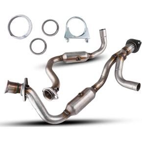 KAX Catalytic Converter Fit for 2008-2010 F250 Super Duty 6.8L, Front 19346 Stainless Steel High Performance 2pcs (EPA Compliant)