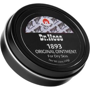 Dr. Hess' 1893 Original Udder Ointment, All-Purpose Nourishing Body Moisturizer for Healing Dry, Irritated Skin, Cracked Heels, Rashes, Chafing with Lanolin, Beeswax, & Eucalyptus Oil, 1.4 oz in Saudi Arabia