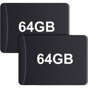 64GB Card for Security Mini Hidden Cameras,2pcs