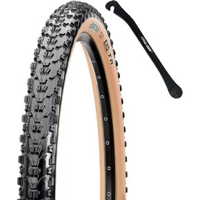 Maxxis Ardent Mountain Bike Tire - Tan Sidewall - 27.5" & 29" - Bundle with Cycle Crew Tire Lever