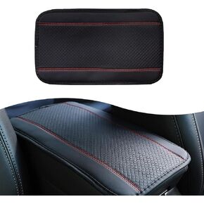 Car Armrest Storage Box Mat,Car Center Console Cushion Pad, Universal Leather Waterproof Armrest Seat Box Cover Protector,Car Armrest Seat Box Cover Accessories Interior Protection for Most Car