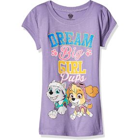 Nickelodeon Girls' Paw Patrol Short Sleeve Tee Shirt