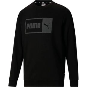 سويت شيرت رجالي من PUMA بفتحة رقبة دائرية - أسود - مقاس L in Saudi Arabia