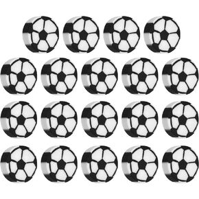 TIESOME Mini Pencil Erasers, 24 PCS Sports Ball Eraser Fun Erasers Cute Football Eraser Miniature Soccer Erasers Mini Novelty Erasers for Kids Sports Themed Birthday Party School Homework Favors