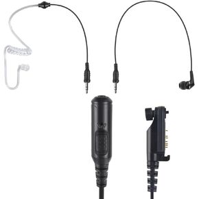 H8 Radio Earpiece Headset Ear Piece Earphone Headphone Compatible for Hytera Hyt pd602i hp602 hp 602 x1e x1pi hp682 pd662i(to 3.5mm Aux Audio Earbuds)