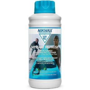 Nikwax Wetsuit Refresh 1L, Cleans, Conditions & Deodorizes Wetsuits and Neoprene Items
