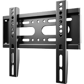 Fixed TV Wall Mount Bracket for 14~42 Inch Flat Screen TVs & Monitors,Low Profile TV Monitor Wall Hanger Max VESA 200x200mm,Hold up to 55 lbs, 19 21 27 29 32 37 39 Inch TV&Monitor Mount