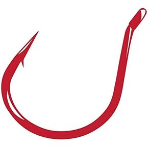 Gamakatsu Finesse Wide Gap Hook-Pack Of 25 (Red, 1/0)