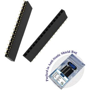 10 pcs. 15 Pin 2.54mm Pitch 15 Pin Female Single Row Straight Header Strip PH:8.5mm
