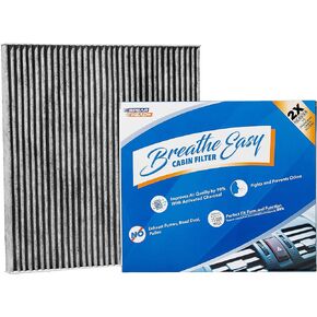 Spearhead Odor Defense Breathe Easy AC & Heater Cabin Filter | Fits 2007-12 Altima, 2009-14 Maxima, 2009-14 Murano, 2011-17 Quest Like OEM | Up to 25% Longer Lasting w/Activated Carbon (BE-173)