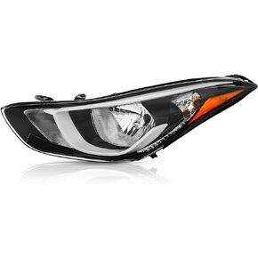 TODO Headlight Assembly Compatible with 2014 2015 2016 Elantra 92101-3Y500|HY250218, Driver Side(Left)